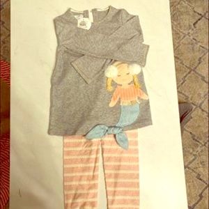 Mermaid tunic and leggings-5t